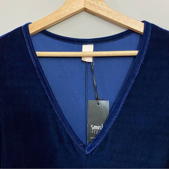 NWT Smash + Tess Velvet Sunday Romper - Picture 11 of 16